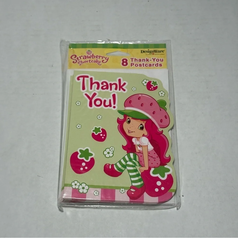 Strawberry Shortcake Thank You Cards